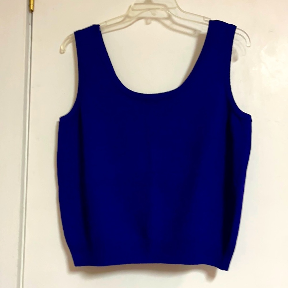 St John Collection 3 Piece Suit Knit Blue